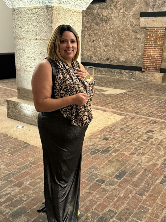 Tamara Burrell in Champagne + Cognac